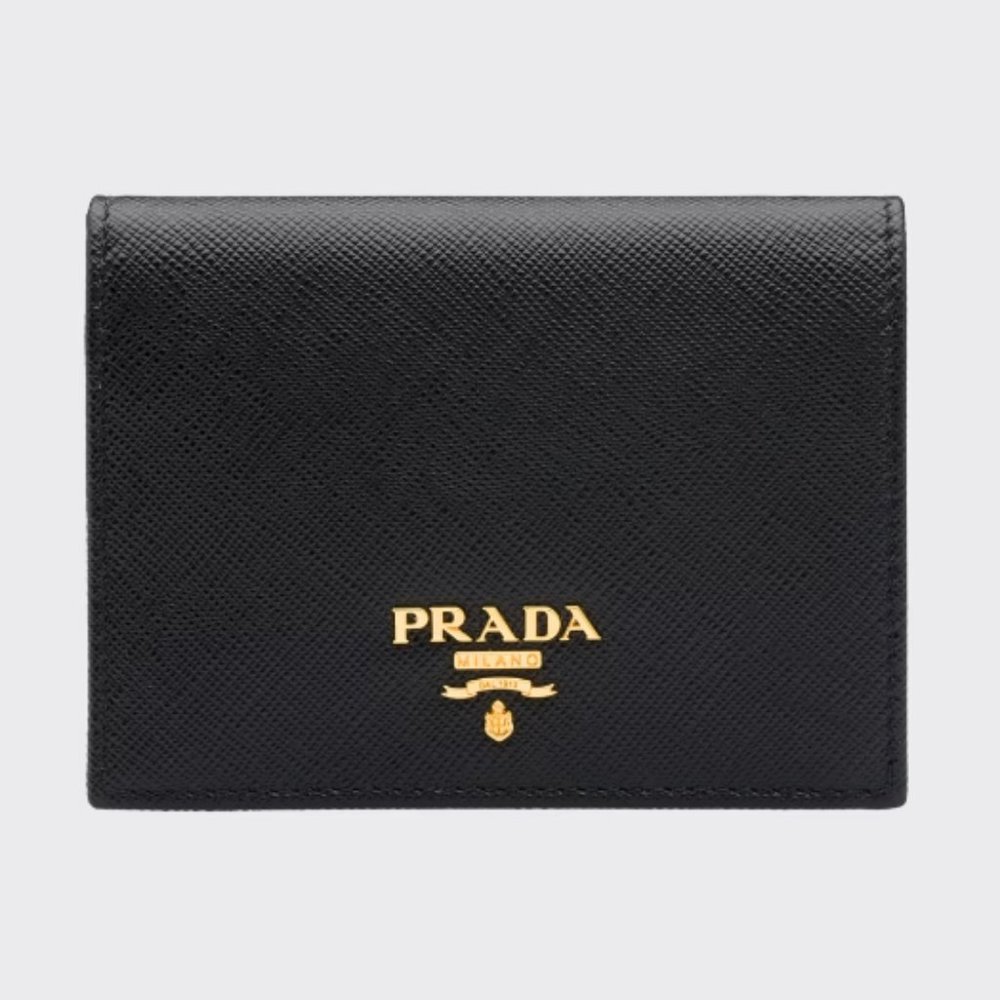 Prada Saffiano Leather Trifold Wallet